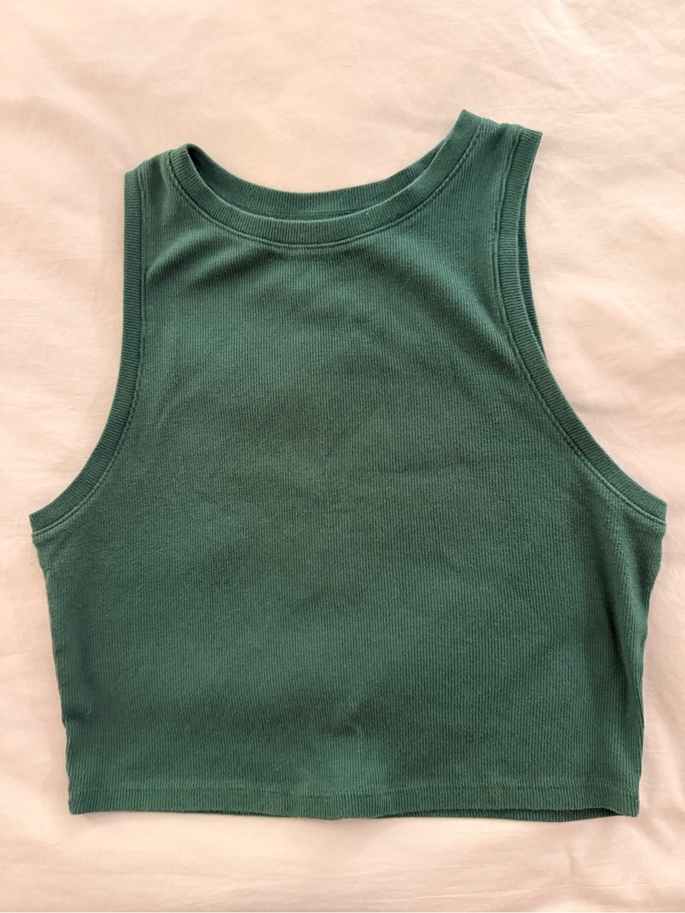Women's Crop Tank Top - Green